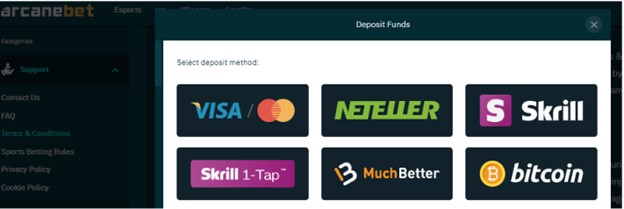 Arcanebet Screenshot