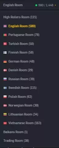 CSGO Empire Chat Rooms Screenshot